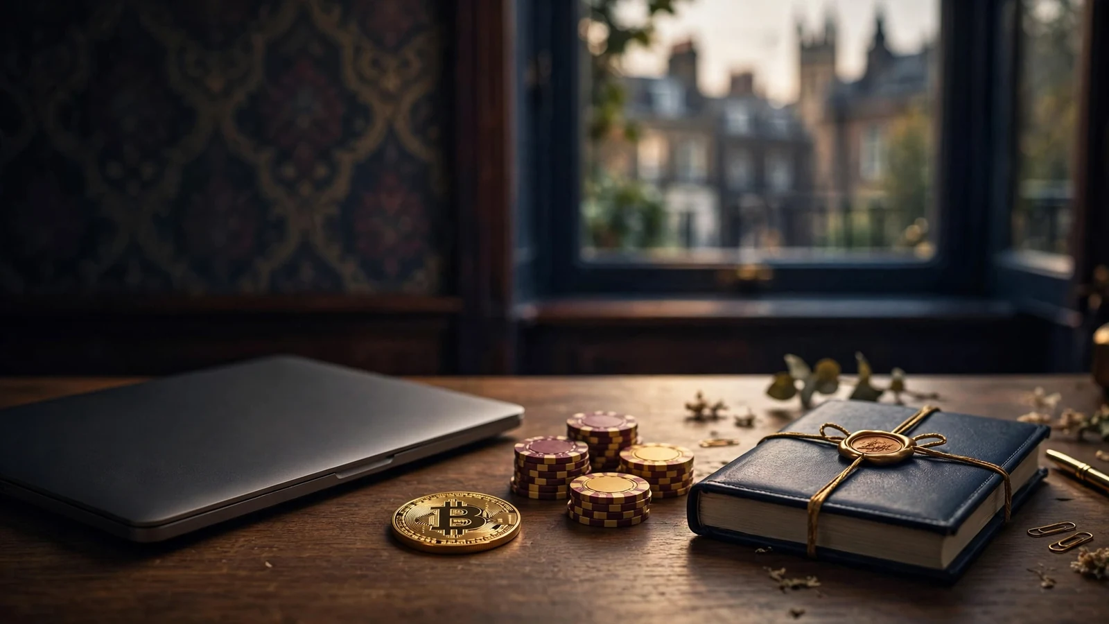 Crypto token and casino chips symbolising UK payment regulation